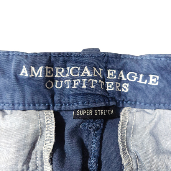 EUC American Eagle AEO Shorts Sz. 6 Mid Rise Super Stretch Twill Casual Summer - Picture 4 of 10